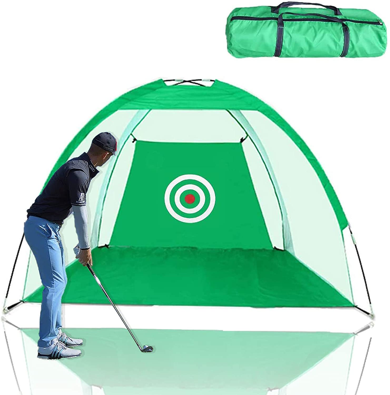 Golf Practice Net & Golf Mats - Home Golf Hitting Nets & Mat (⛳ Sale)