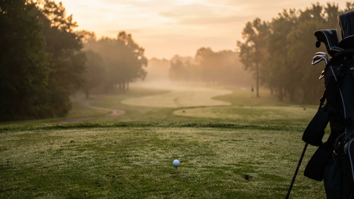 Golfer on the course