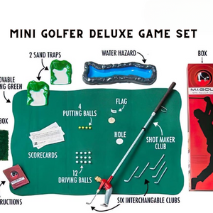 Deluxe Mini Golf Set | Mini Golfer on a Stick Game