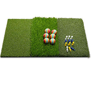 2022 Black 10 Foot Golf Practice Net  - Golf Net, Mat & Balls