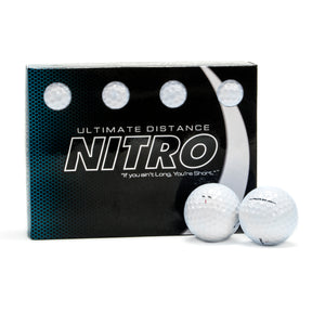 Ultimate Distance Golf Balls - Multiple Colors 12 Pack
