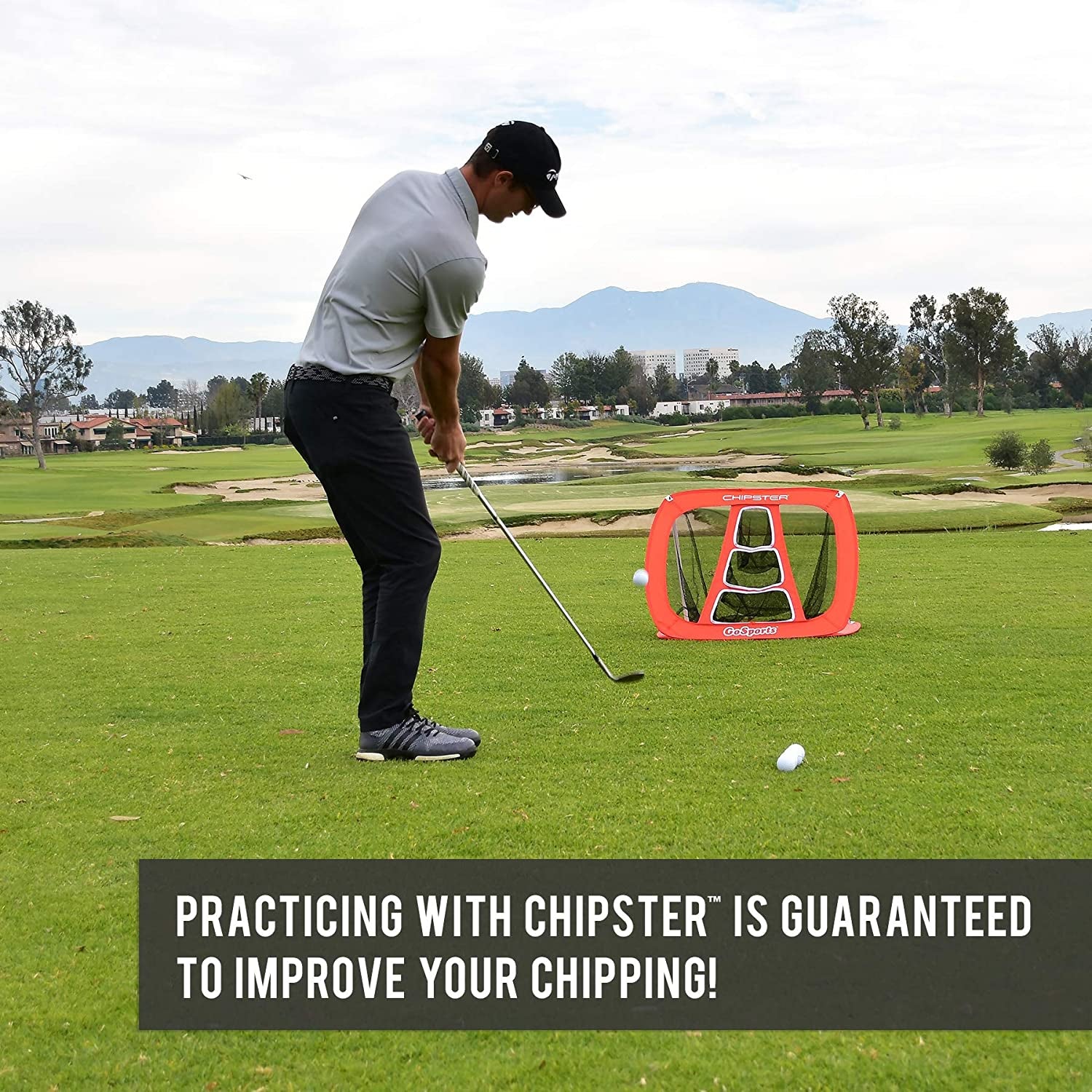 Gosports Chipster Golf Chipping Pop up Practice Net, Practice & Improve Your Short Game