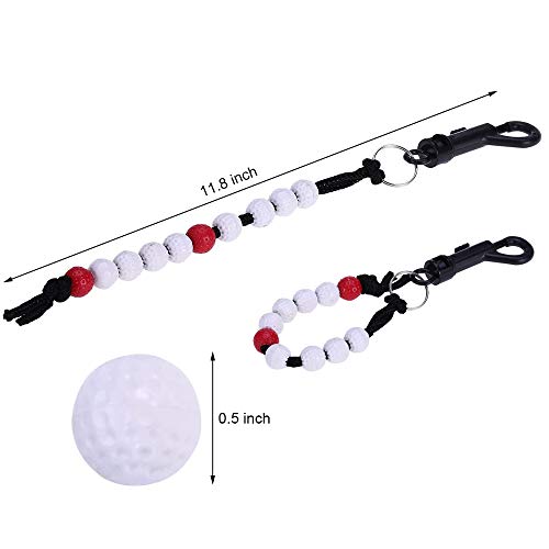 Golf Beads Count Stroke Score Counter (6 Pack) - Golf Stroke Score Counters