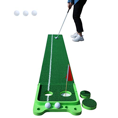 Basic Golf Putting Green Mat - At Home Golf Putting Practice