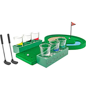 Table Golf Shot Glass Drinking Game - Golf Christmas Golf Gifts
