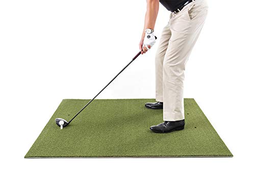 Bigger 3'X5' Backyard Golf Mat with Foam Pad - 36x60 inch with Rubber Tee