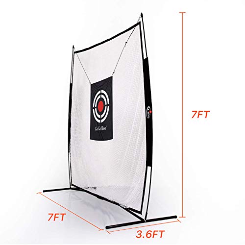 7x7 Foot Golf Net for Backyard Driving - Golf Training Aid for Driving