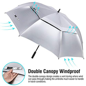 72 Inch Huge Golf Umbrella - Oversized Windproof Golf Umbrellas