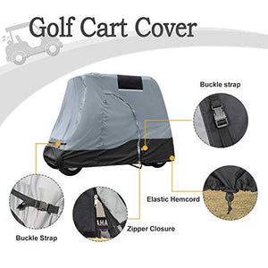 Weatherproof 2/4 Passengers Golf Cart Cover - Golf Carts Accessories