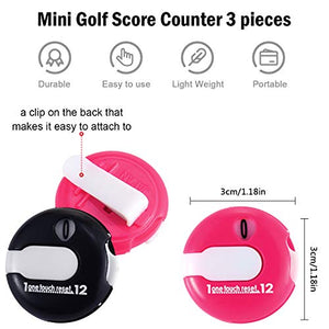 Golf Score Counters (2 Piece) - Set of Golf Score Keepers