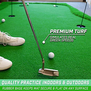 Bigger 12'x5' Golf Putting Greens for Indoor & Outdoor Putting Practice
