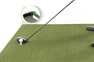 Bigger 3'X5' Backyard Golf Mat with Foam Pad - 36x60 inch with Rubber Tee