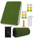 12x24 Golf Mat with 12 Foam Balls & Golf Tees - Golf Practice Mats
