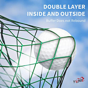 Top Golf Cage (10ft x 10ft x 10ft) Bundle - Includes 3x5 Golf Mat & Golf Accessories