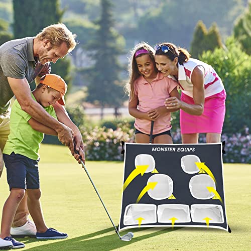 Adjustable Chipping Net for Backyard - Golf Chip Net for Home
