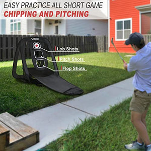 Portable Pop Up Chipping Net - Golf Chipping Games for Home