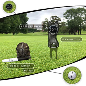 Premium Golf Gift Set for Men & Women - Golfers Gift Basket DELUXE