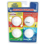 Fathers Day Golf Gag Gift - The World's Best Trick Golf Balls (4 Pack)