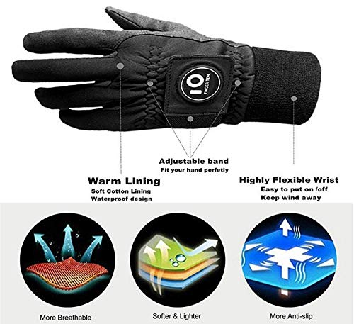 Winter Golf Gloves - Waterproof Cold Weather Gloves
