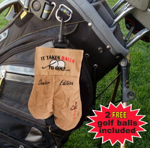 MySack Senior Edition Golf Balls Sack | Fathers Day Golf Gag Gifts
