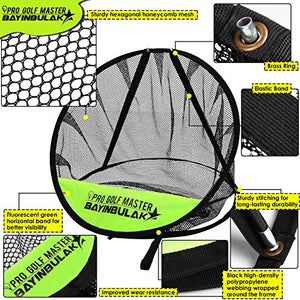 Golf Chipping Practice Nets for Backyard (Set of 2) - Outdoor Golf Game Set