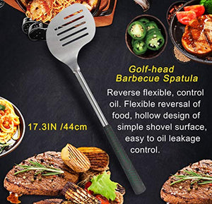 Golf-Club Style BBQ Grill Accessories Kit - Grilling 7 Piece Fathers Day Gift