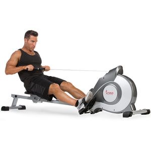 Fitness Magnetic Rowing Machine Rower with LCD Monitor - Golf Fitness Health