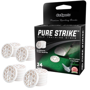 Golf Pure Strike Golf Training Discs - Eliminate Thin Shots (24 Pack)