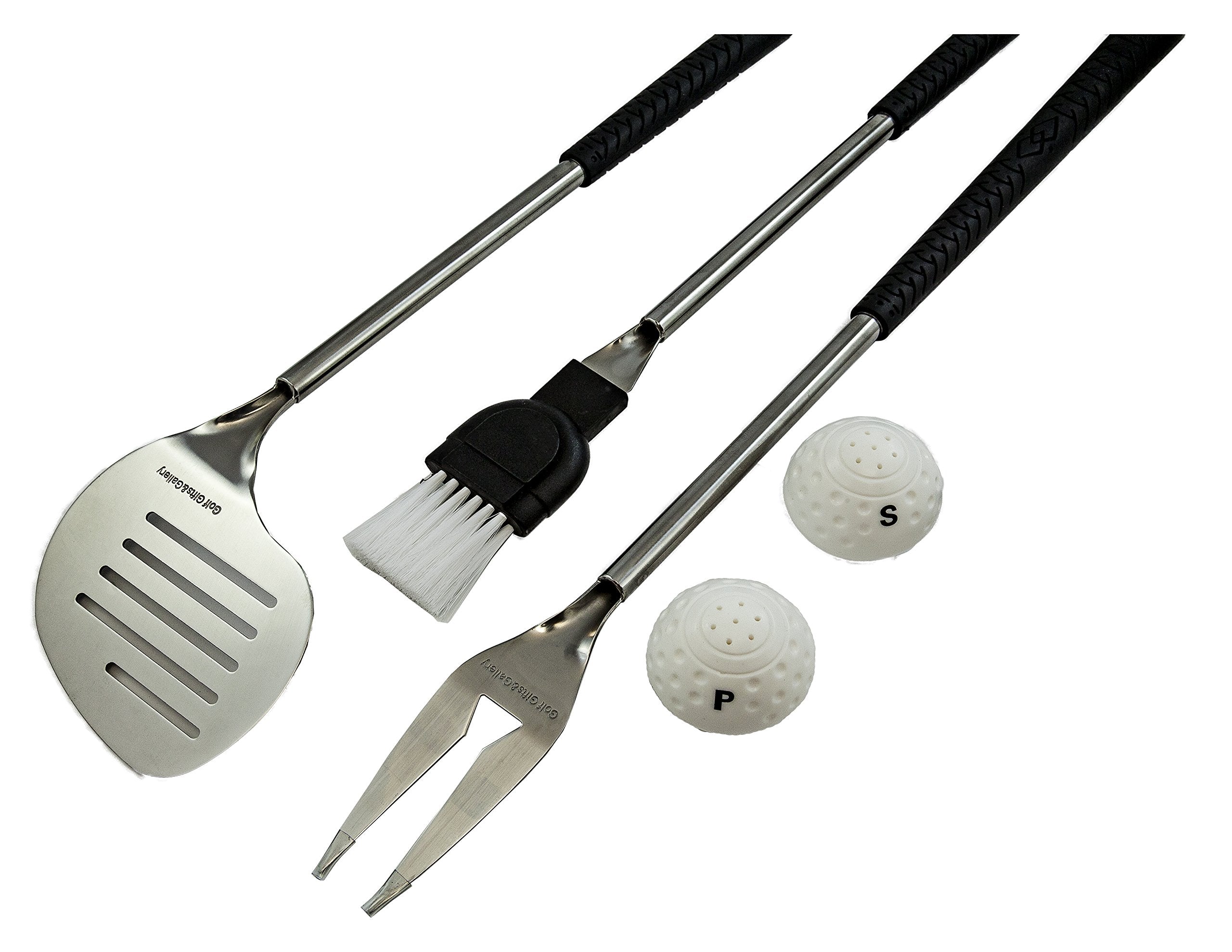 Golf Grilling Gifts - BBQ Set with Golf Club Handles - Golf Gift BBQ Set