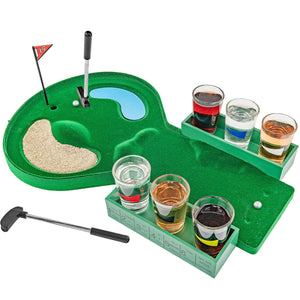 Table Golf Shot Glass Drinking Game - Golf Christmas Golf Gifts