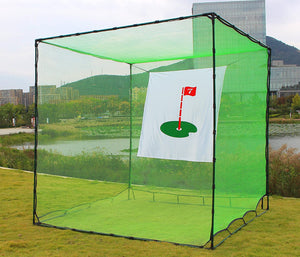 Heavy Duty Golf Hitting Cage - 10x10 and 6.6 x 6x6 Golfing Cages