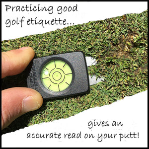 Golf Divot Tool and Putting Reader - Golf Training Aids