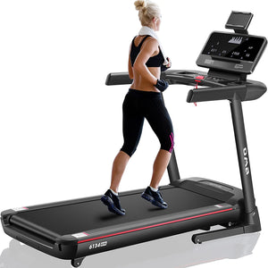 Folding Treadmill with 15% Auto Incline - Running and Walking Programs for Golfers