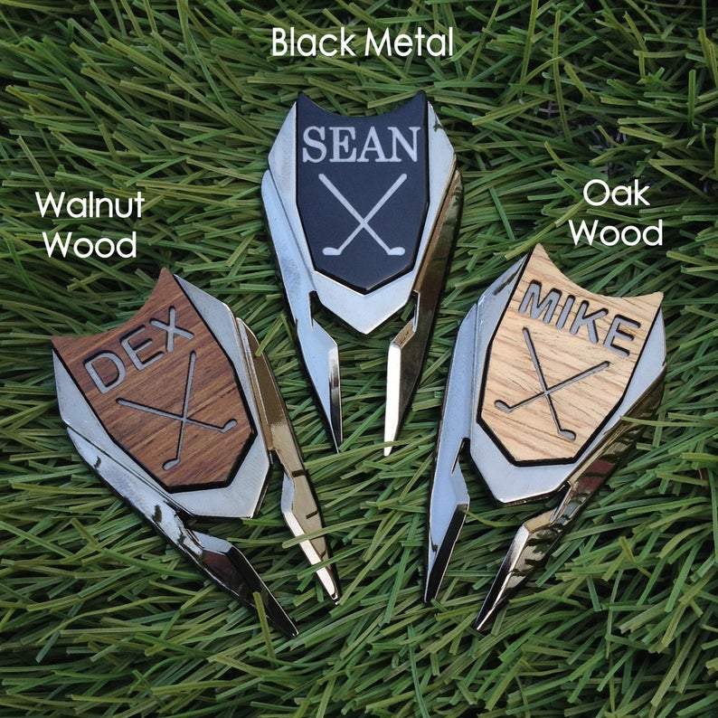 Personalized Golf 3 in 1 Ball Marker Divot Tool - Fathers Day Golf Gift - The Golfing Eagles