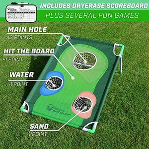 Golf Chipping Games - Outdoor Golf Game Set Bundle