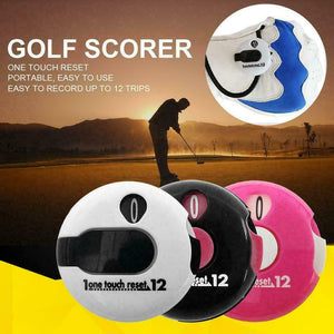 Golf Stroke Counter Scorekeeper - Golf Scoring Clicker - The Golfing Eagles