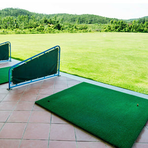 Backyard Golf Mat 40" x 50" Residential Training Turf Mat W/Tee