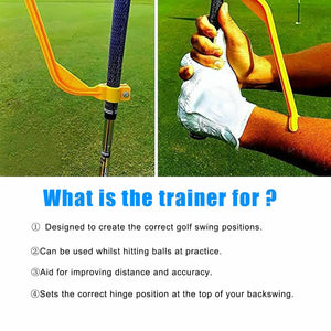 Golf Swing Swinging Tool - Golf Alignment Training Aid - The Golfing Eagles