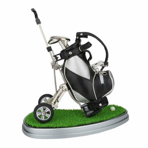 Deluxe Golf Pens with Golf Bag Holder on Base