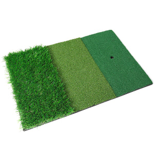Tri-Turf Golf Mat with Rubber Tee - 24x16 Inches