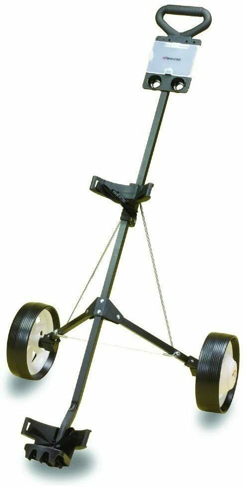 Deluxe Steel Push Golf Cart - Lightweight & Sturdy Pull Cart - The Golfing Eagles